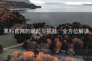 黑料官网的崛起与挑战：全方位解读