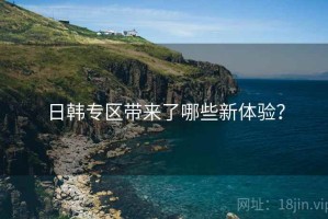 日韩专区带来了哪些新体验？