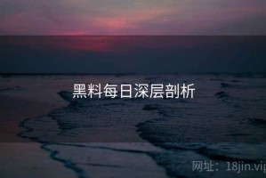 黑料每日深层剖析
