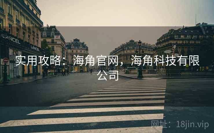 实用攻略：海角官网，海角科技有限公司
