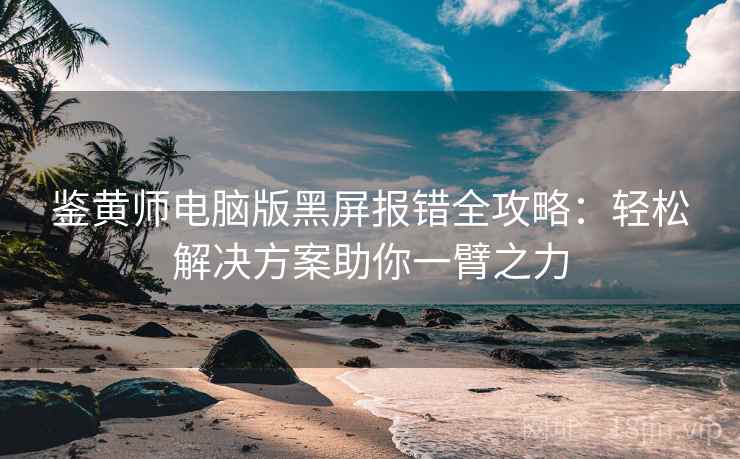 鉴黄师电脑版黑屏报错全攻略：轻松解决方案助你一臂之力