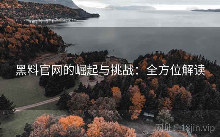黑料官网的崛起与挑战：全方位解读