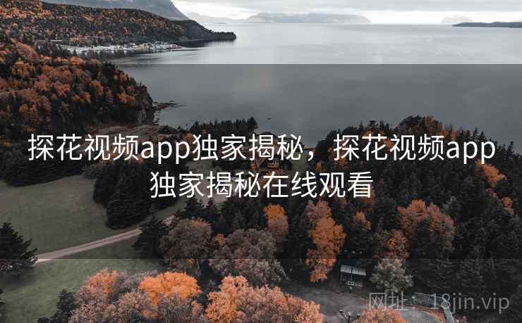 探花视频app独家揭秘，探花视频app独家揭秘在线观看