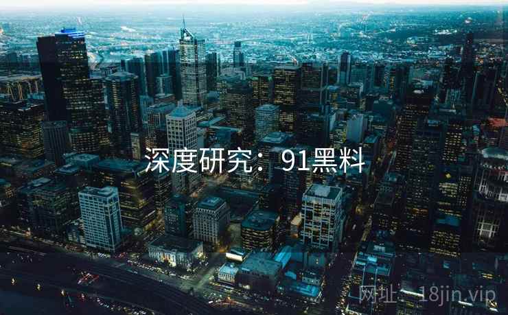 深度研究：91黑料