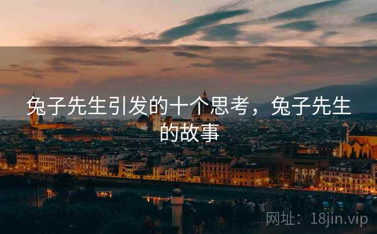 兔子先生引发的十个思考，兔子先生的故事